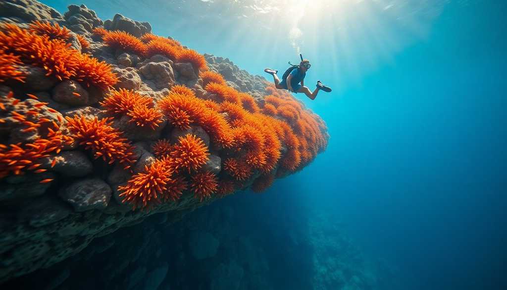 Snorkeling nad kolorową rafą koralową w rejonie Ras Mohammed koło Sharm el-Sheikh